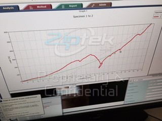 ZipE biocomposite 6.5 plug intact at 330 newtons in 30 off bone future failure readings